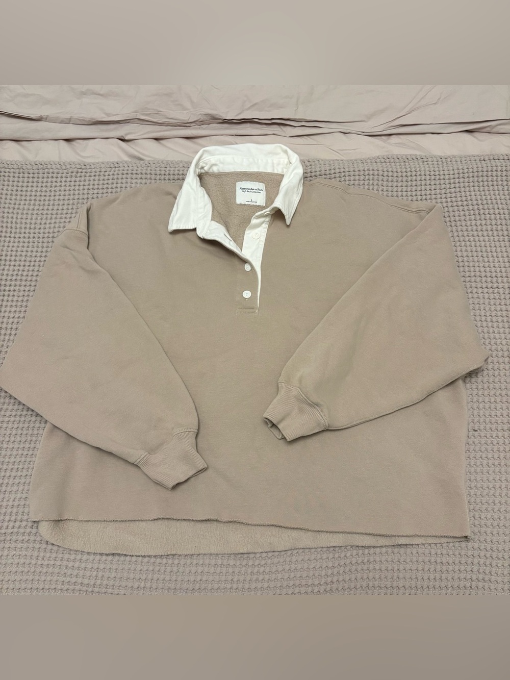 ABERCROMBIE Essential Collared Polo Crew